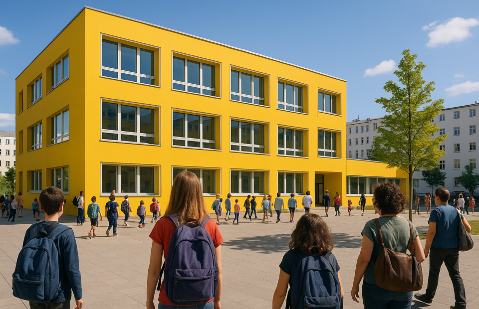 Titelbild zu „Revolution im Bildungssystem: Wiens Neues Schulprojekt in Favoriten sorgt für Aufregung!“