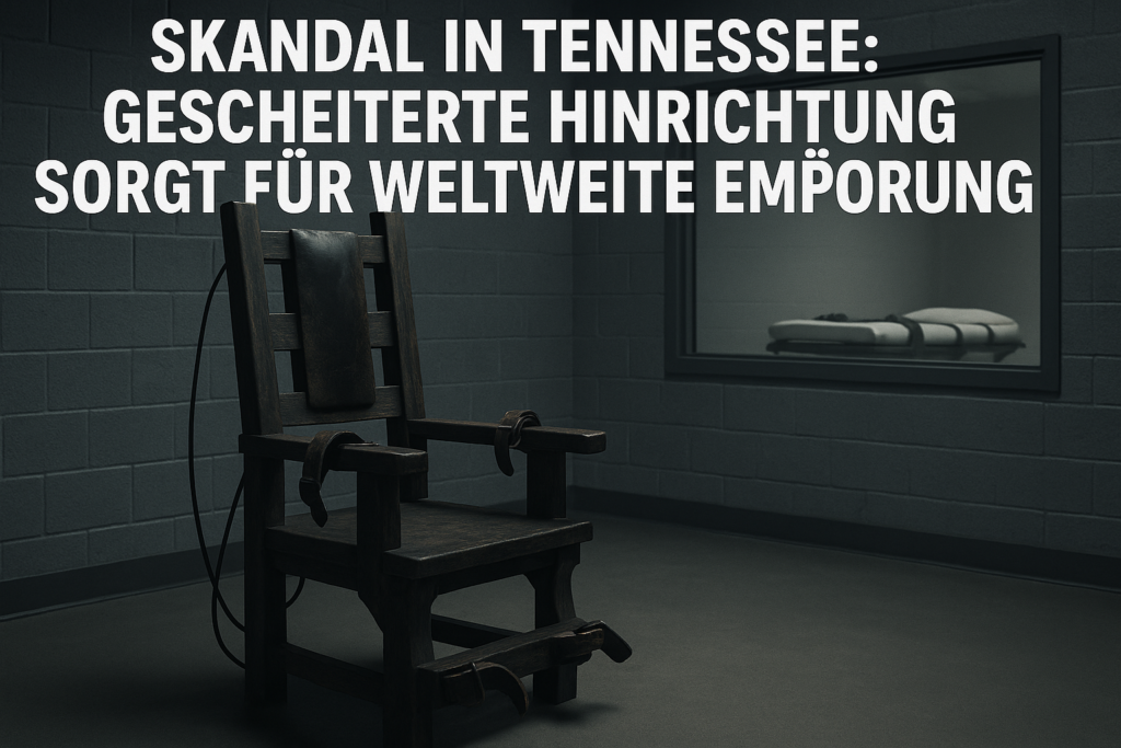 Titelbild zu „Skandal in Tennessee: Gescheiterte Hinrichtung sorgt für weltweite Empörung!“