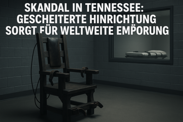 Titelbild zu „Skandal in Tennessee: Gescheiterte Hinrichtung sorgt für weltweite Empörung!“
