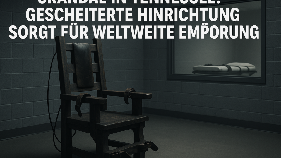 Titelbild zu „Skandal in Tennessee: Gescheiterte Hinrichtung sorgt für weltweite Empörung!“